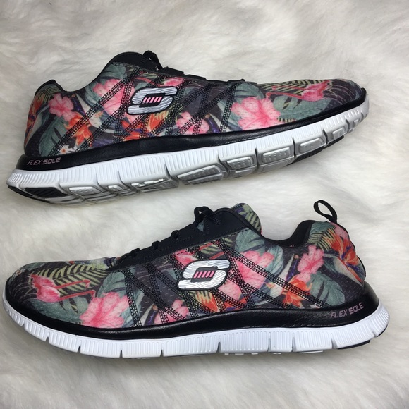 skechers flamingo sneakers
